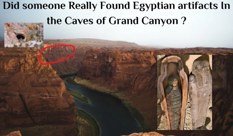 Egyptian artifacts in the caves of Grand Canyon