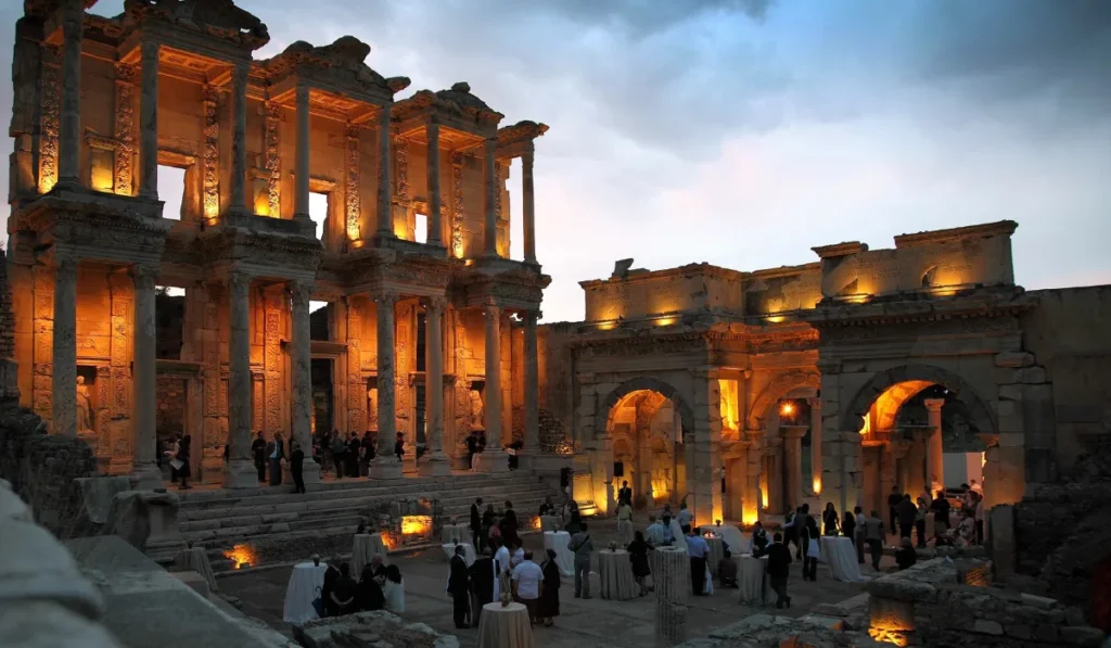 Grand Theatre Of Ephesus Before Excavation