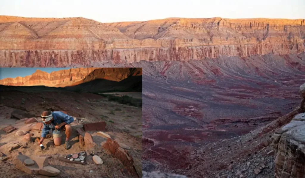 Egyptian artifacts In the Caves of Grand Canyon