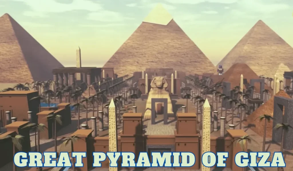 op of the great pyramid of giza